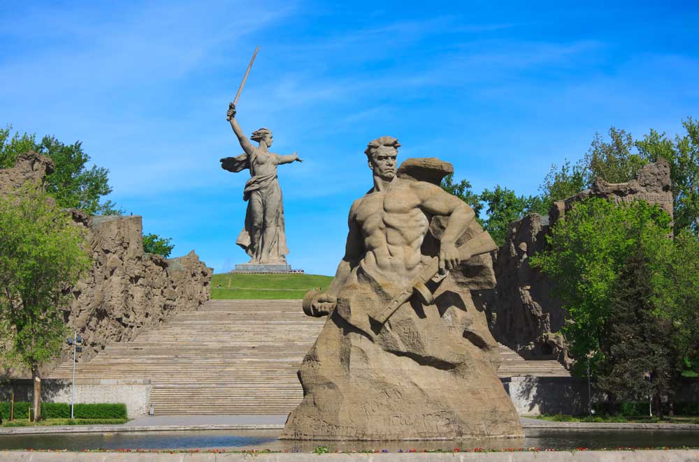 Споменици на Мамајевом кургану - посвећени Стаљинградској бици